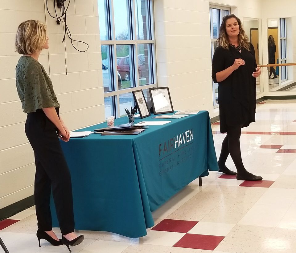 Jill Jordan and Lisa Schenkel FairHaven Funeral Home
