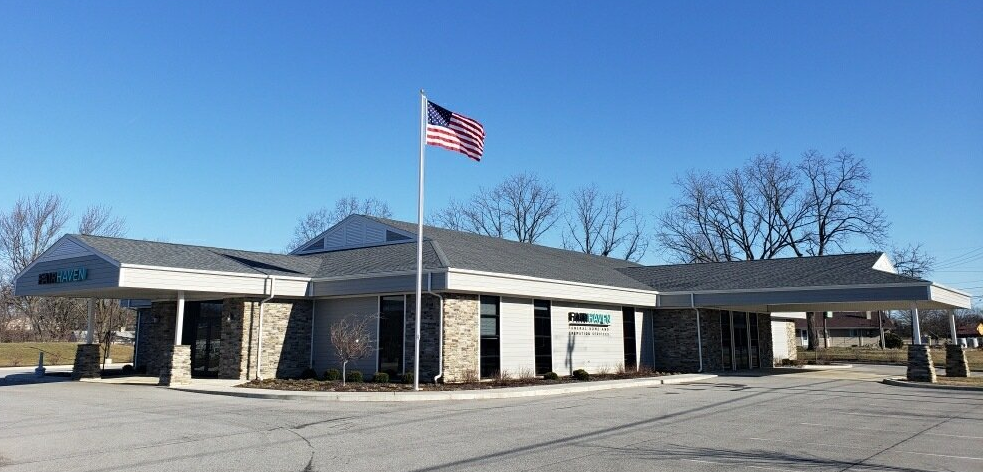 New Flag Pole FairHaven Funeral Home